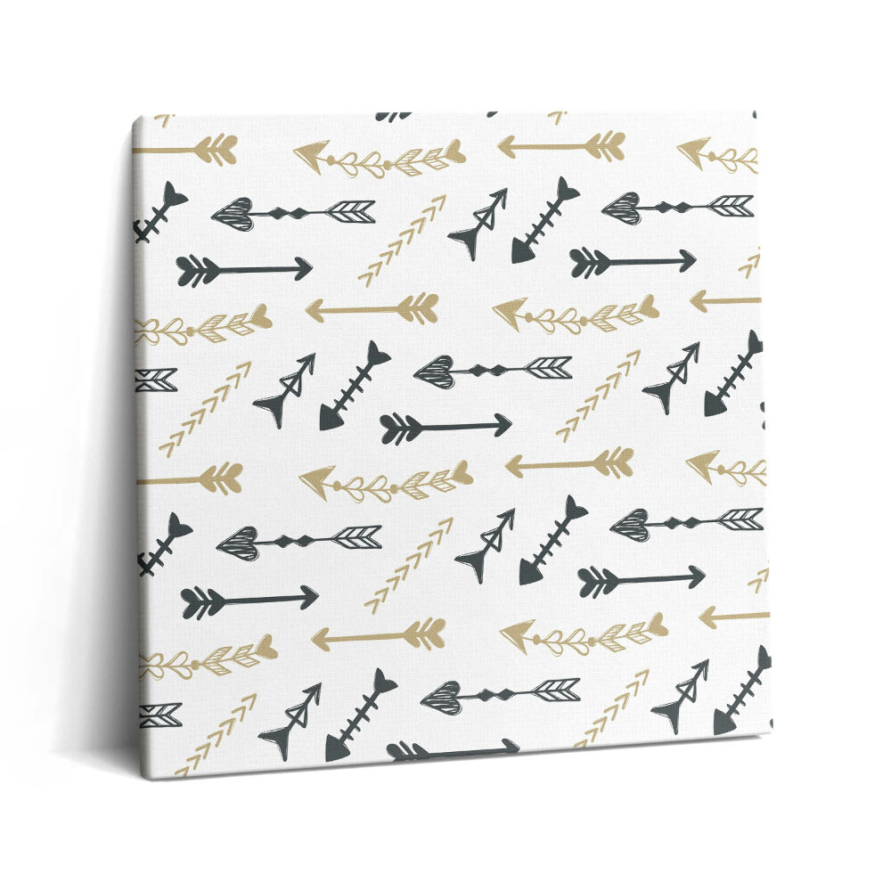 Tablou pe pânză canvas 60x60 Model geometric hipster