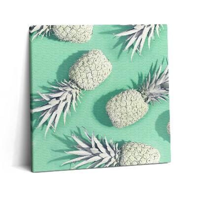Tablou pe pânză canvas 60x60 Ananas pictat