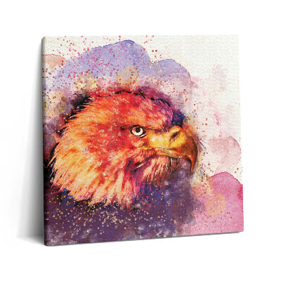 Tablou pe pânză canvas 60x60 Pasăre vultur în acuarelă