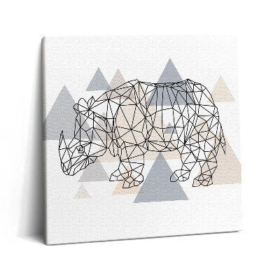 Tablou pe pânză canvas 60x60 Model geometric