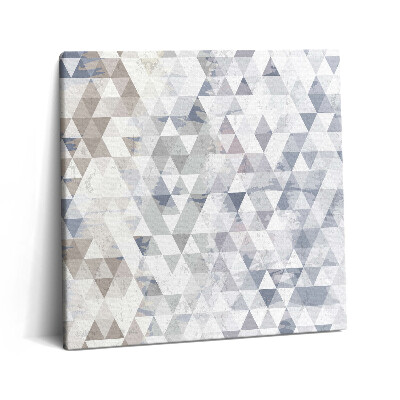 Tablou pe pânză canvas 60x60 Model geometric cu triunghiuri