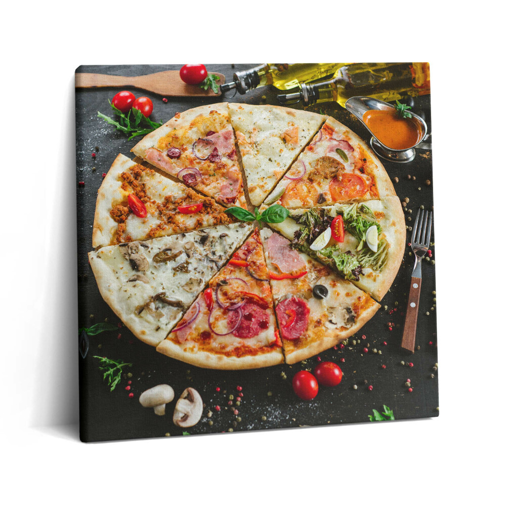 Tablou pe pânză canvas 60x60 Un fel de mâncare simbolic al bucătăriei italiene