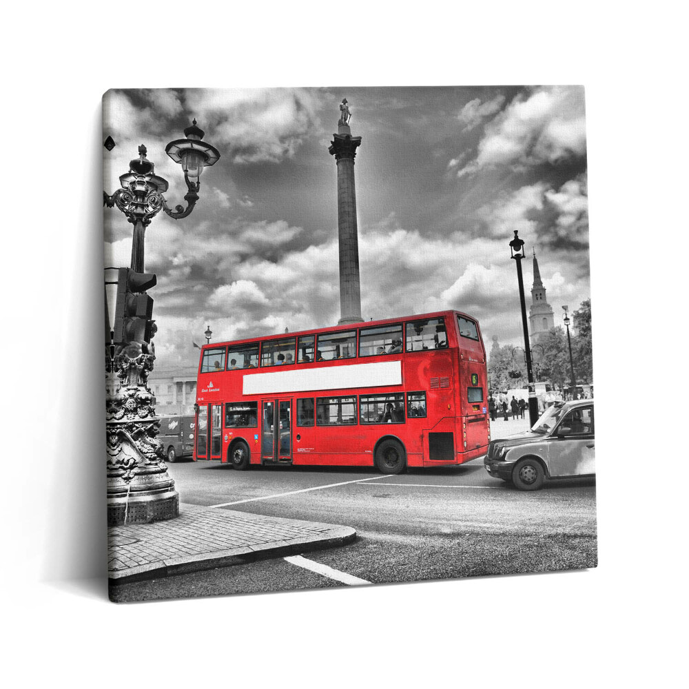 Tablou pe pânză canvas 60x60 Viața de zi cu zi în Londra