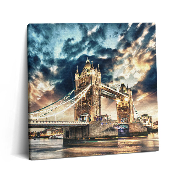 Tablou pe pânză canvas 60x60 Podul Turnului din Londra