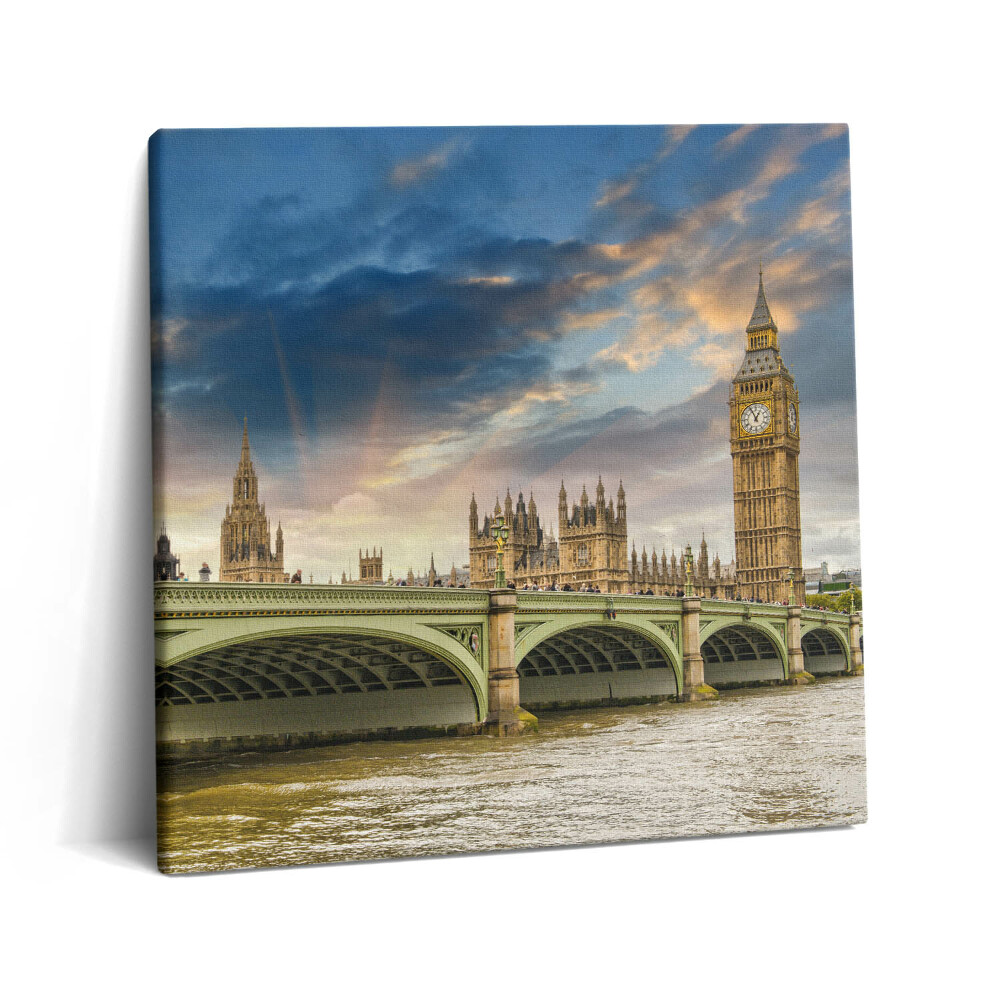 Tablou pe pânză canvas 60x60 Peisajul arhitectural al Londrei