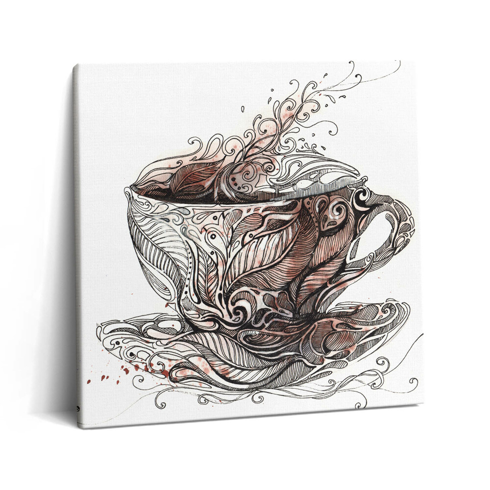 Tablou pe pânză canvas 60x60 o ceașcă de cafea