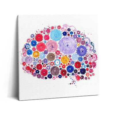 Tablou pe pânză canvas 60x60 Abstracție colorată