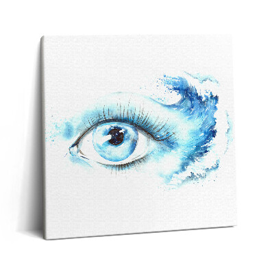 Tablou pe pânză canvas 60x60 Ochi de mare
