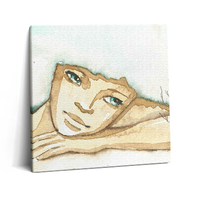 Tablou pe pânză canvas 60x60 Portretul unei femei
