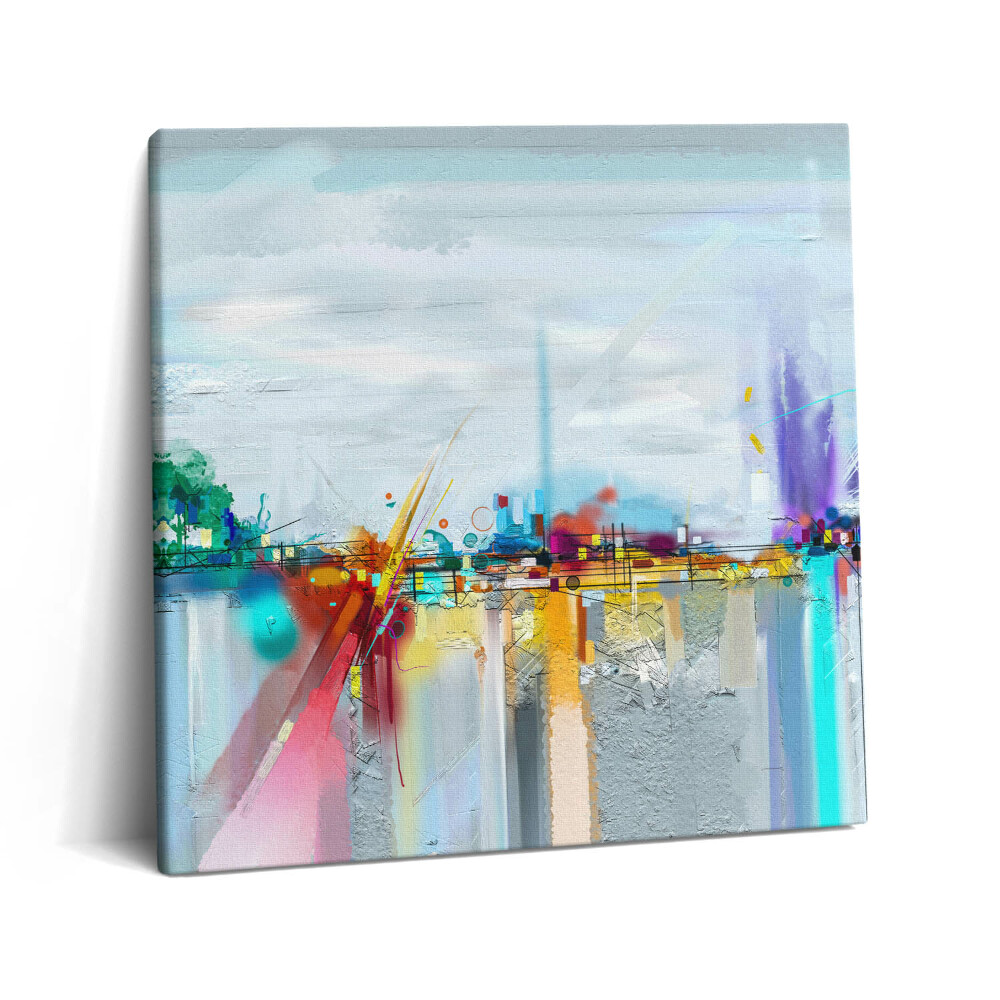 Tablou pe pânză canvas 60x60 Pod abstract