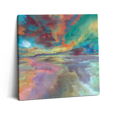 Tablou pe pânză canvas 60x60 Abstractizare a peisajului cerului