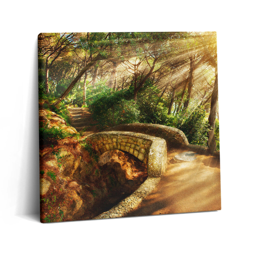 Tablou pe pânză canvas 60x60 Podul antic de piatră