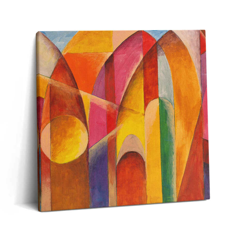 Tablou pe pânză canvas 60x60 Artă abstractă colorată