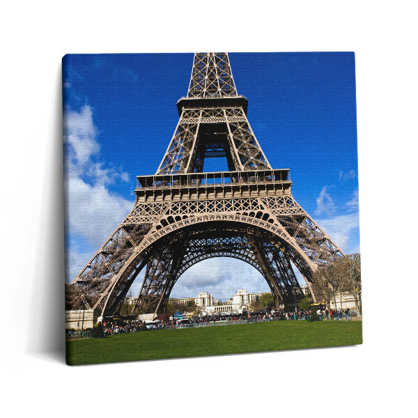 Tablou pe pânză canvas 60x60 Turnul Eiffel din Paris