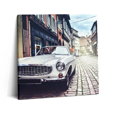 Tablou pe pânză canvas 60x60 Mașină retro