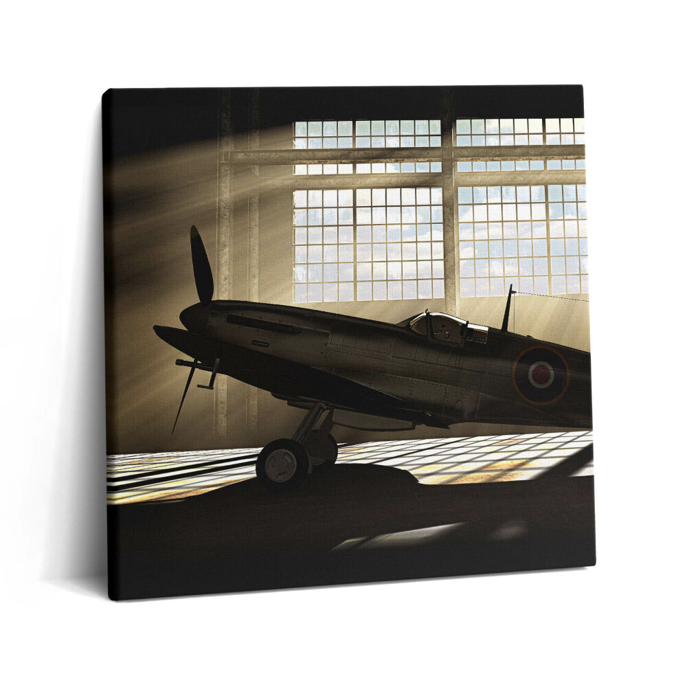 Tablou pe pânză canvas 60x60 Spitfire al Doilea Război Mondial