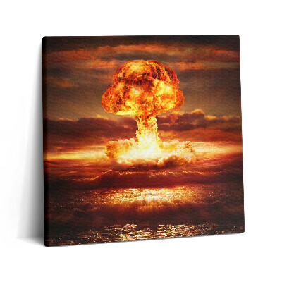 Tablou pe pânză canvas 60x60 Explozia bombei atomice