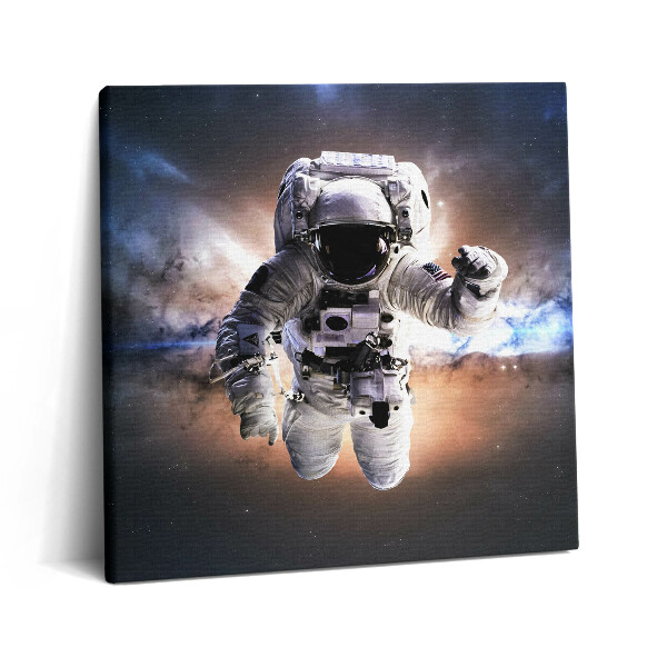 Tablou pe pânză canvas 60x60 Astronautul în spațiu