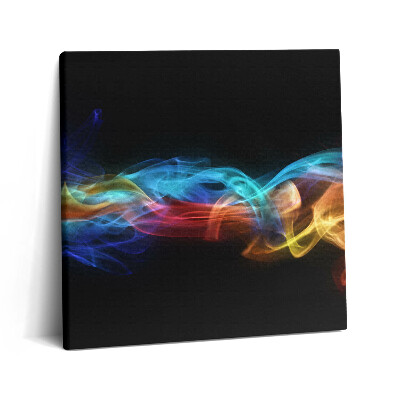 Tablou pe pânză canvas 60x60 Linii de lumină abstracte colorate