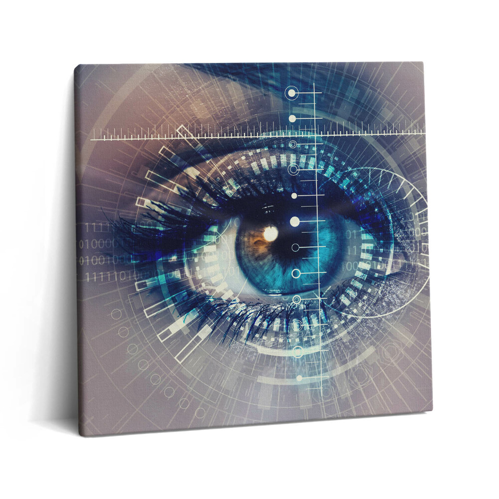 Tablou pe pânză canvas 60x60 Ochii femeii