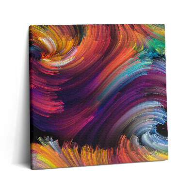 Tablou pe pânză canvas 60x60 Valuri abstracte