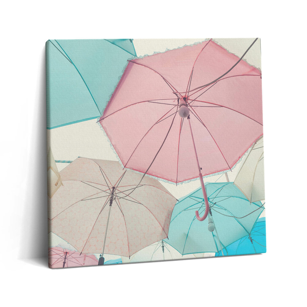 Tablou pe pânză canvas 60x60 Umbre pastelate