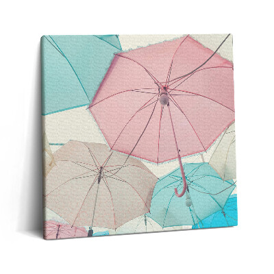 Tablou pe pânză canvas 60x60 Umbre pastelate