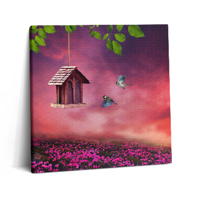 Tablou pe pânză canvas 60x60 Cuşcă