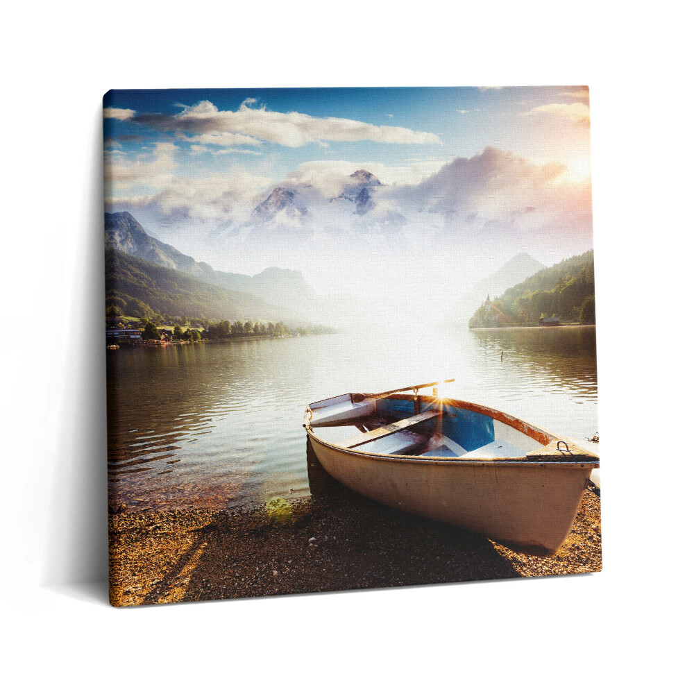 Tablou pe pânză canvas 60x60 Vederi fantastice asupra lacului