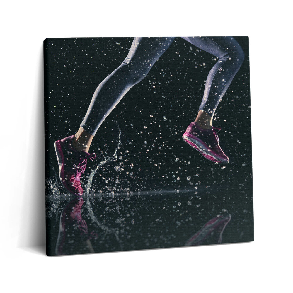 Tablou pe pânză canvas 60x60 Stil de viață sănătos – alergare