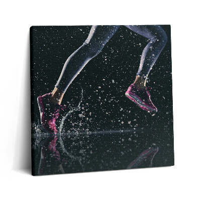 Tablou pe pânză canvas 60x60 Stil de viață sănătos – alergare
