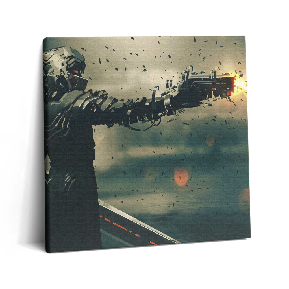 Tablou pe pânză canvas 60x60 Ilustrație SF pentru jocuri