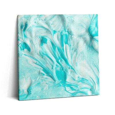 Tablou pe pânză canvas 60x60 Tapet albastru abstract