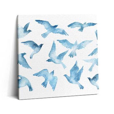 Tablou pe pânză canvas 60x60 Păsări care zboară în aer