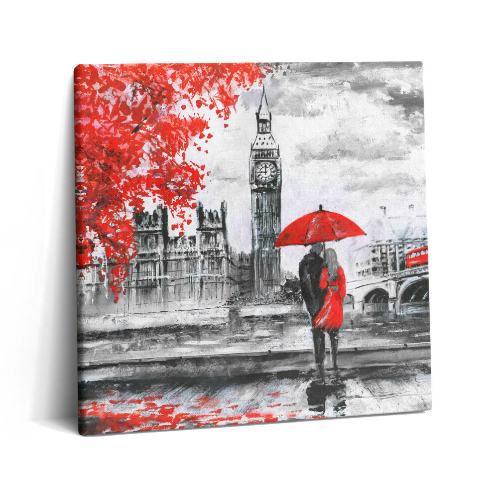 Tablou pe pânză canvas 60x60 Orizontul Big Ben din Londra