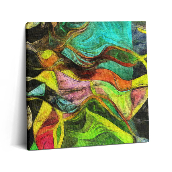 Tablou pe pânză canvas 60x60 Tulburare artistică