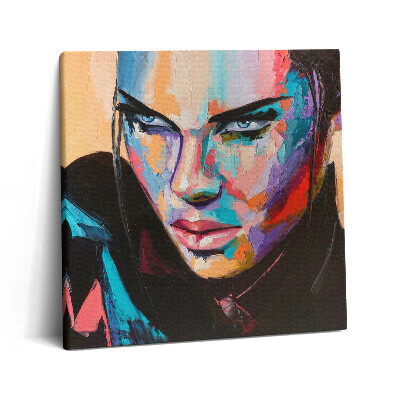 Tablou pe pânză canvas 60x60 Portretul unei femei