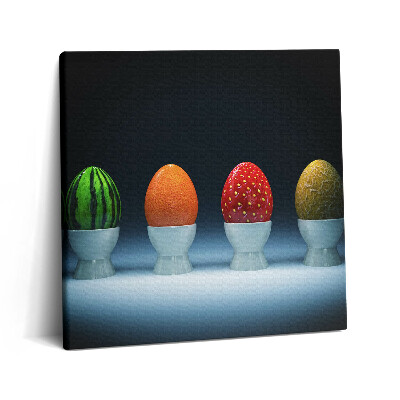Tablou pe pânză canvas 60x60 ouă de Paște
