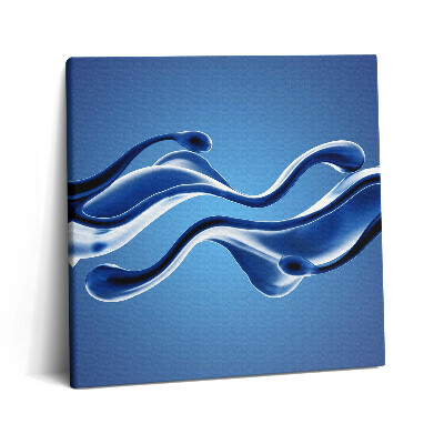 Tablou pe pânză canvas 60x60 Abstracție fluidă