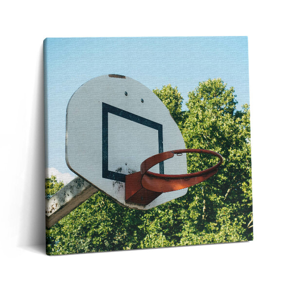 Tablou pe pânză canvas 60x60 Sporturi de baschet