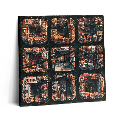 Tablou pe pânză canvas 60x60 Orașul geometriei, Barcelona