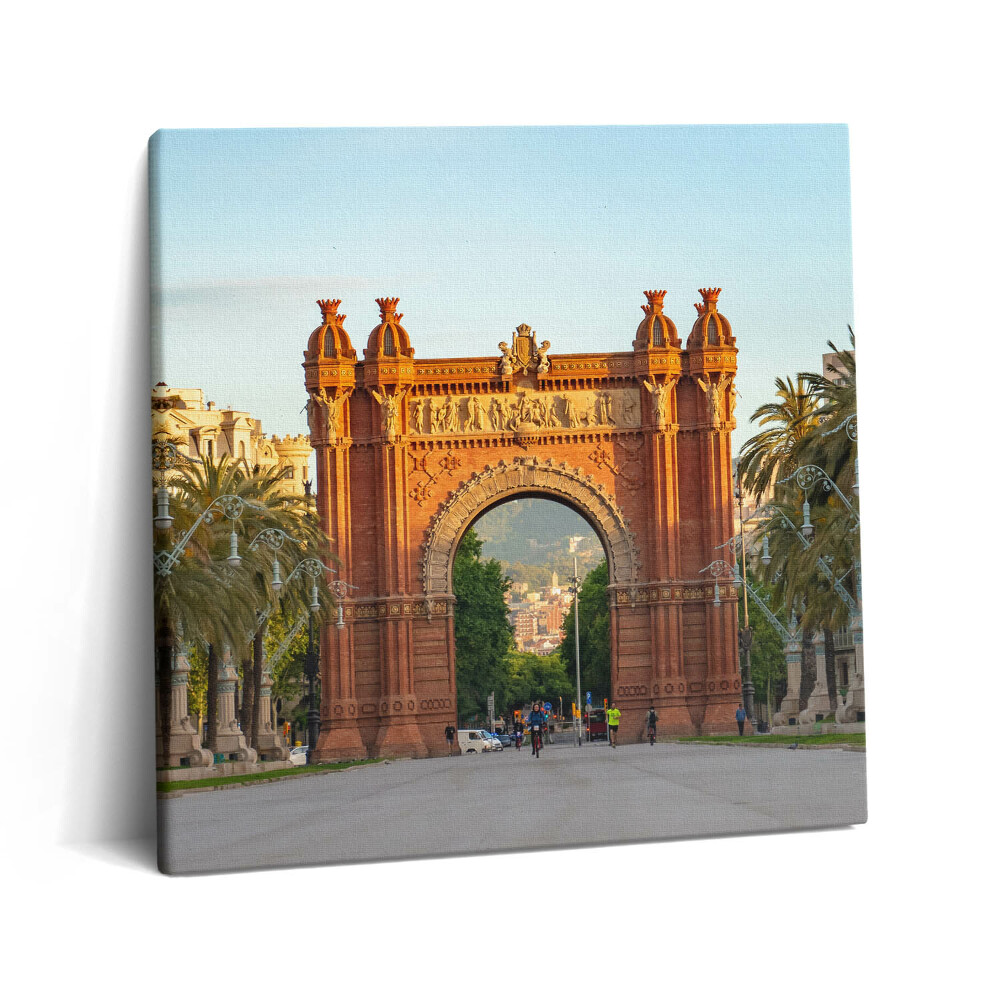 Tablou pe pânză canvas 60x60 Arc de Triomf Barcelona Catalonia