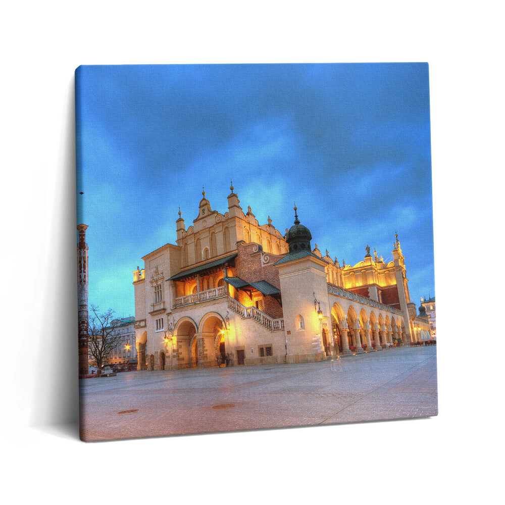 Tablou pe pânză canvas 60x60 Piața Principală a Cracoviei