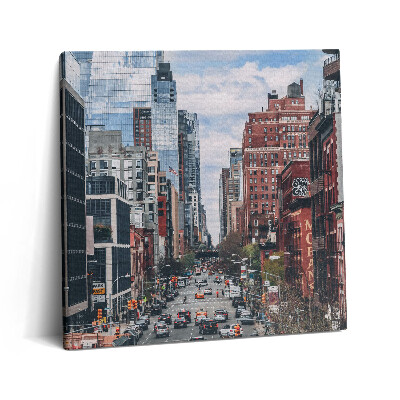 Tablou pe pânză canvas 60x60 Străzile din New York