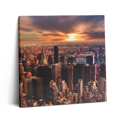 Tablou pe pânză canvas 60x60 Peisaj urban din vestul New York-ului