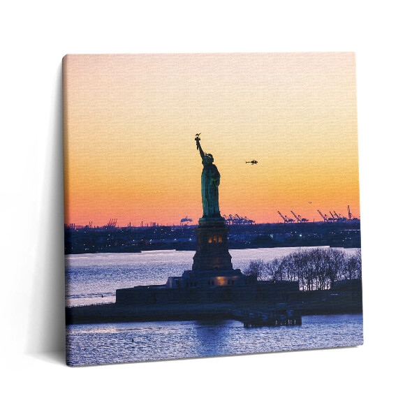 Tablou pe pânză canvas 60x60 Statuia Libertății din New York