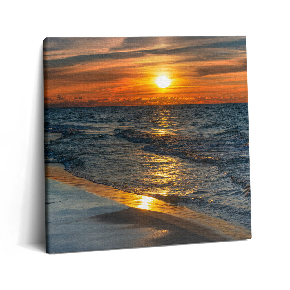 Tablou pe pânză canvas 60x60 Marea Baltică Władysławowo