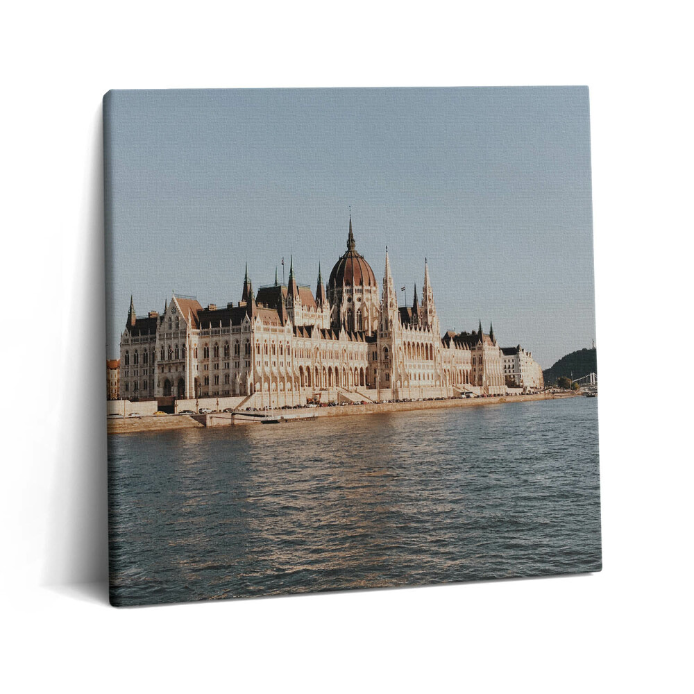 Tablou pe pânză canvas 60x60 Clădirea Parlamentului din Budapesta