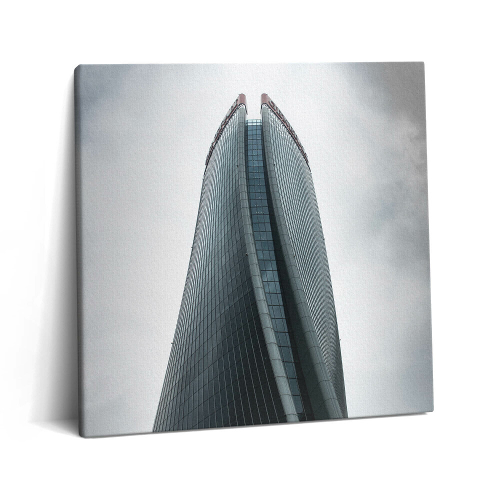 Tablou pe pânză canvas 60x60 Zgârie-nori din Milano