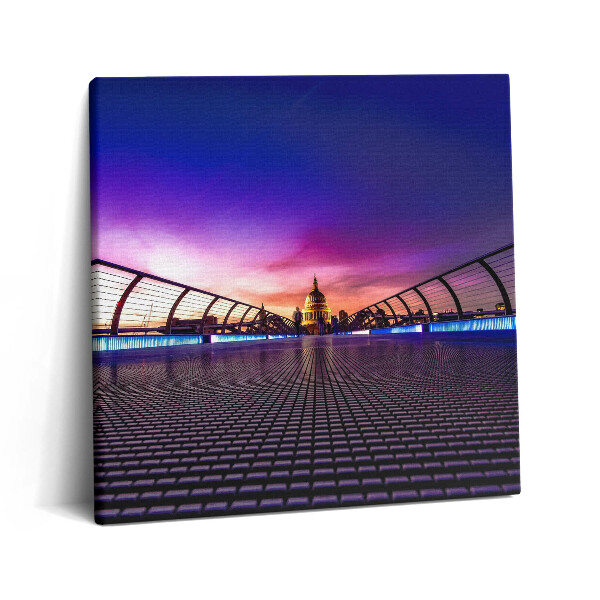 Tablou pe pânză canvas 60x60 Catedrala Sf. Paul, Londra